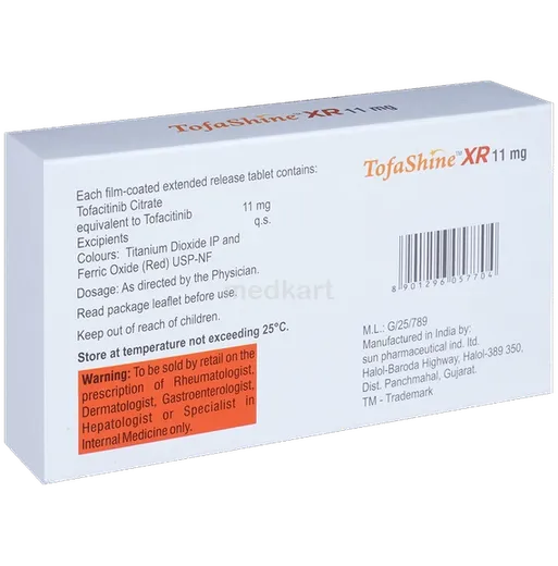 tofashine xr 11mg tablet 10's